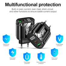 Load image into Gallery viewer, GaN USB C Charger Quick Charge Universal QC3.0 PD USB-C Type C Fast Charging For iPhone 13 Pro Max Macbook Adapter
