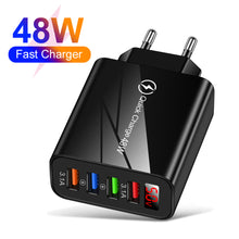 Load image into Gallery viewer, USB Charger 3.1A LED Display Wall Charger USB Fast Charging For IPhone Samsung S10 Plus Xiaomi Huawei Mobile Phone
