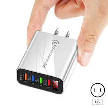 Load image into Gallery viewer, USB Charger 3.1A LED Display Wall Charger USB Fast Charging For IPhone Samsung S10 Plus Xiaomi Huawei Mobile Phone