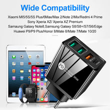 Load image into Gallery viewer, 36W USB Charger Quick Charge 3.0 Type C PD 20W Fast Charging Charger for iPhone 12 Samsung Xiaomi Mobile Phone Charger