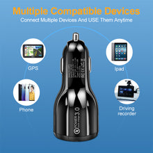 Load image into Gallery viewer, USB Car Charger 3A 100W Type C PD QC Fast Charging Phone Adapter For iPhone 13 12 11 Pro Max 8 Xiaomi Huawei Samsung S21 S20 S10