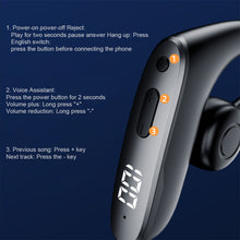 Load image into Gallery viewer, M-W8 Bluetooth Headset Air Conduction Vibrator Speaker Hanging Ear Type True Stereo