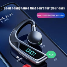 Load image into Gallery viewer, V18 Bone Conduction Bluetooth-compatible Wireless Headphones V5.2 Single Ear Business Earphone With Power Digital Display