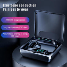 Load image into Gallery viewer, V18 Bone Conduction Bluetooth-compatible Wireless Headphones V5.2 Single Ear Business Earphone With Power Digital Display