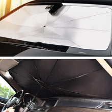 Load image into Gallery viewer, Large Car Windshield Sunshade Folding Front Umbrella Type Sun Shade for Car Window Summer Sun Protection Sunscreen Sun Visor