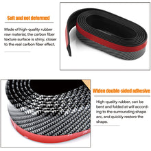 Load image into Gallery viewer, 2.5m Car Bumper Lip Stickers Car Protectors Front Bumper Lip Splitter Spoiler Bumpers Exterior Mouldings Bumper Rubber Strip