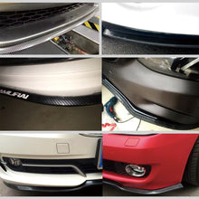 Load image into Gallery viewer, 2.5m Car Bumper Lip Stickers Car Protectors Front Bumper Lip Splitter Spoiler Bumpers Exterior Mouldings Bumper Rubber Strip