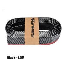 Load image into Gallery viewer, 2.5m Car Bumper Lip Stickers Car Protectors Front Bumper Lip Splitter Spoiler Bumpers Exterior Mouldings Bumper Rubber Strip