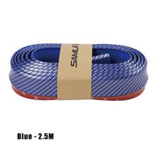 Load image into Gallery viewer, 2.5m Car Bumper Lip Stickers Car Protectors Front Bumper Lip Splitter Spoiler Bumpers Exterior Mouldings Bumper Rubber Strip
