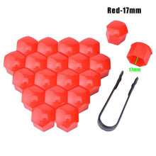 Load image into Gallery viewer, 20Pcs 17/19/21mm Car Wheel Nut Caps Protection Covers Caps Anti-Rust Auto Hub Screw Protector Car Tyre Nut Bolt Car styling