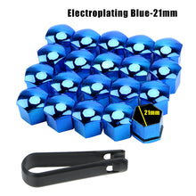 Load image into Gallery viewer, 20Pcs 17/19/21mm Car Wheel Nut Caps Protection Covers Caps Anti-Rust Auto Hub Screw Protector Car Tyre Nut Bolt Car styling