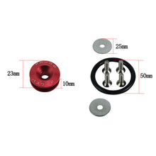 Load image into Gallery viewer, M6 Car Modified Hex Fasteners Fender Washer Front Rear Bumper Engine Concave Screws Fender Washer License Plate Bolts Trunk Lids