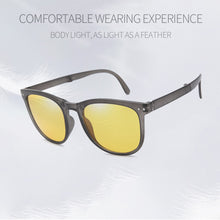 Load image into Gallery viewer, Polarized Foldable Sunglasses Folding Glasses With Case Men Women Mirrored Sun Glasses Folded Super Ultra Light Sunglasses