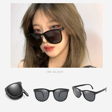 Load image into Gallery viewer, Polarized Foldable Sunglasses Folding Glasses With Case Men Women Mirrored Sun Glasses Folded Super Ultra Light Sunglasses