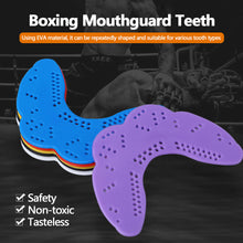 Load image into Gallery viewer, Professional EVA Boxing Mouthguard Teeth Wrestling Taekwondo Sanda Rugby MMA Anti-abrasive Night Braces Mouth Guard Supplies