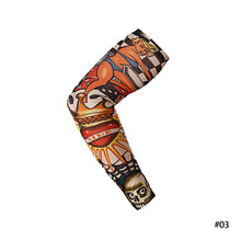 Load image into Gallery viewer, Fashion Seamless Cycling Fishing Sun-proof Sleeves Unisex Punk Cool Tattoo Summer Arm UV Protection Elastic Sleeve