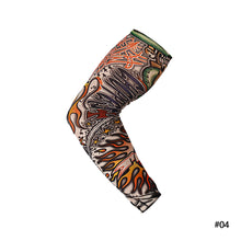 Load image into Gallery viewer, Fashion Seamless Cycling Fishing Sun-proof Sleeves Unisex Punk Cool Tattoo Summer Arm UV Protection Elastic Sleeve