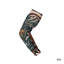Load image into Gallery viewer, Fashion Seamless Cycling Fishing Sun-proof Sleeves Unisex Punk Cool Tattoo Summer Arm UV Protection Elastic Sleeve