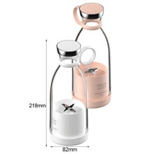 Load image into Gallery viewer, Portable USB Chargeable Electric Blender Mixer Juicer Fruit Extractors Handheld Fruit Squeezer Milk Shake Baby Food Machine