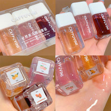 Load image into Gallery viewer, 7 Colors Small Square Lip Oil Transparent Lip Gloss Moisturizing Mirror Lip Glaze Lipstick Lips Makeup Cosmetic