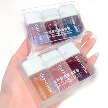 Load image into Gallery viewer, 7 Colors Small Square Lip Oil Transparent Lip Gloss Moisturizing Mirror Lip Glaze Lipstick Lips Makeup Cosmetic