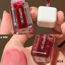 Load image into Gallery viewer, 7 Colors Small Square Lip Oil Transparent Lip Gloss Moisturizing Mirror Lip Glaze Lipstick Lips Makeup Cosmetic