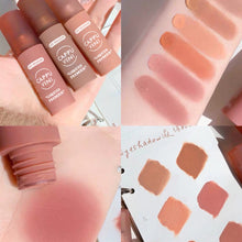 Load image into Gallery viewer, 6 Colors Liquid Matte Eyeshadow Velvet Creamy Liquid Eyeshadow Portable Matte Eyeshadow Waterproof Makeup