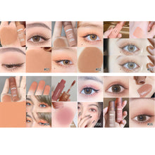 Load image into Gallery viewer, 6 Colors Liquid Matte Eyeshadow Velvet Creamy Liquid Eyeshadow Portable Matte Eyeshadow Waterproof Makeup