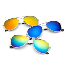 Load image into Gallery viewer, Fashion Colorful Children Sunglasses Color Reflective Children Sunglasses Kids Personality Sunglasses for Outdoor Activities