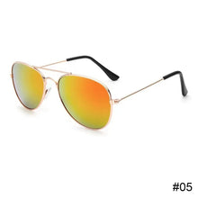 Load image into Gallery viewer, Fashion Colorful Children Sunglasses Color Reflective Children Sunglasses Kids Personality Sunglasses for Outdoor Activities