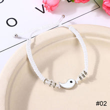 Load image into Gallery viewer, Alloyed Hand-woven Bracelet Diamond Inlaid Fashionable Braided Rope Tai Chi Bracelet Jewelry Gift for Friends Lovers