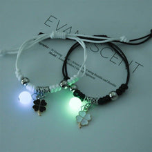 Load image into Gallery viewer, 1 Pair Luminous Bracelet Fashion Alloy Hand Braided Bracelet Luminous Bracelet Jewelry Gift for Friends Lovers