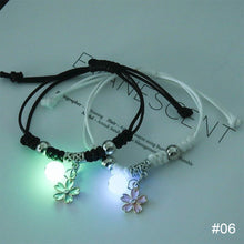 Load image into Gallery viewer, 1 Pair Luminous Bracelet Fashion Alloy Hand Braided Bracelet Luminous Bracelet Jewelry Gift for Friends Lovers