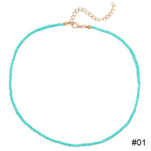 Load image into Gallery viewer, Fashion Creative Colorful Rice Bead Necklace Bohemian Clavicle Choker Beaded Necklace Jewelry Gifts for Women