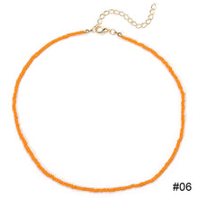 Load image into Gallery viewer, Fashion Creative Colorful Rice Bead Necklace Bohemian Clavicle Choker Beaded Necklace Jewelry Gifts for Women