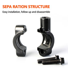 Load image into Gallery viewer, Motorcycle Electric Bicyle Mirror Bracket 8mm 10mm HandleBar Mirror Mount Clamp Rear View Mirror Holder Base