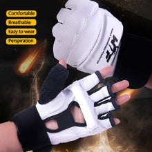 Load image into Gallery viewer, 1 Pair Taekwondo Protectors Sanda Training Match Hands Feet Guard Banket Gloves Foot Hand Joint Protective Gear