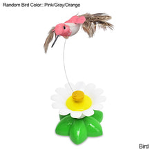 Load image into Gallery viewer, Automatic Electric Rotating Cat Toy Colorful Butterfly Bird Animal Shape Plastic Funny Pet Dog Kitten Interactive Training Toys