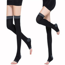 Load image into Gallery viewer, 1 Pair Legs Shaper Stovepipe Socks Sleep Stovepipe Socks Shaping Long Compression Socks Weight Loss Socks