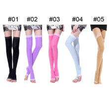 Load image into Gallery viewer, 1 Pair Legs Shaper Stovepipe Socks Sleep Stovepipe Socks Shaping Long Compression Socks Weight Loss Socks
