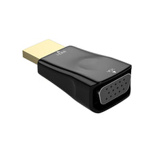 Load image into Gallery viewer, Mini HDMI-compatible To VGA Adapter HD 1080P VGA Output PC Converter Connector Audio Video For XiaoMi Huawei Laptop Game Gadgets