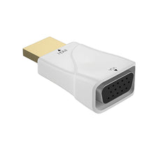 Load image into Gallery viewer, Mini HDMI-compatible To VGA Adapter HD 1080P VGA Output PC Converter Connector Audio Video For XiaoMi Huawei Laptop Game Gadgets