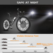 Load image into Gallery viewer, 12Pcs Reflective Mount Clip Tube Warning Strip Bicycle Wheel Spoke Reflector Stripe Steel Wire Lamp MTB Bike Reflector Light