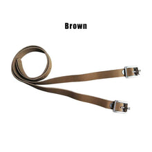 Load image into Gallery viewer, 2Pcs PU Leather Long Training Horse Spur Strap Riding Sports Accessories Outdoor Durable Solid With Buckle Protective Equipment