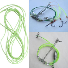 Load image into Gallery viewer, 1/5/10M Luminous Fishing Tube Night Fluorescent Glow Sub Line Rig Fishing Rig Hook Line Glow Pipe Light Tackle Fishing Tackle