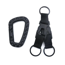 Load image into Gallery viewer, Outdoor Molle Webbing Attach Belt Clip Backpack Strap Clasp Quickdraw Carabiner Camp Water Bottle Hanger Tactical Holder Hook