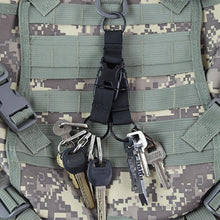 Load image into Gallery viewer, Outdoor Molle Webbing Attach Belt Clip Backpack Strap Clasp Quickdraw Carabiner Camp Water Bottle Hanger Tactical Holder Hook
