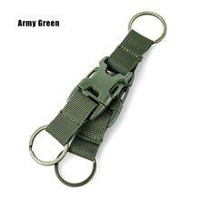 Load image into Gallery viewer, Outdoor Molle Webbing Attach Belt Clip Backpack Strap Clasp Quickdraw Carabiner Camp Water Bottle Hanger Tactical Holder Hook