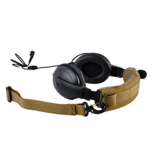 Load image into Gallery viewer, Tactical Modular Headphone Protection Cover Call Headband Earmuff MOLLE Protection Case Headset Cover For Shooting Hunting