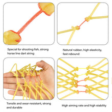 Load image into Gallery viewer, 10Pcs Elastic Rubber Band Fishing Slingshot For Hunting Catapult Bow Tool Outdoor Powerful Shooting Replacement Fishing Harpoon